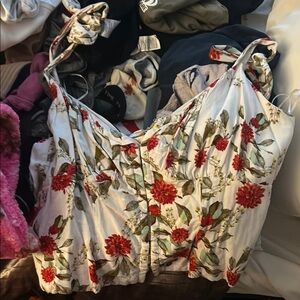 Floral Print Women's Top